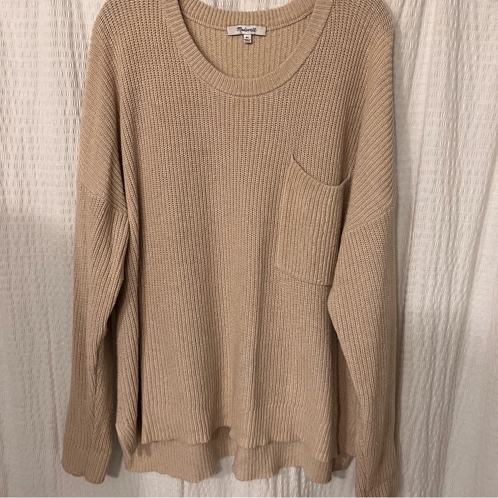 Madewell Thompson Pocket Pullover Sweater